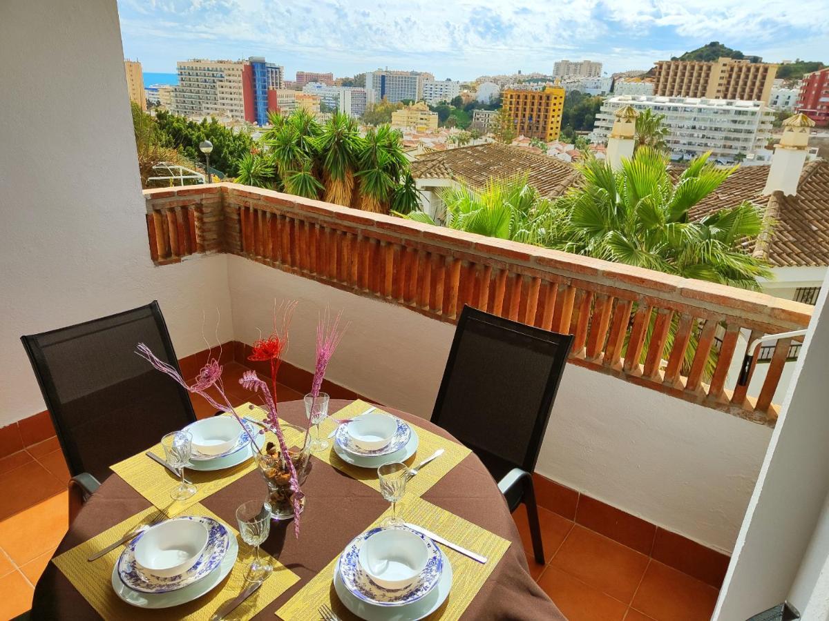 2Bdr Sunny Apartment With Pool And Private Parking In Беналмадена Екстериор снимка
